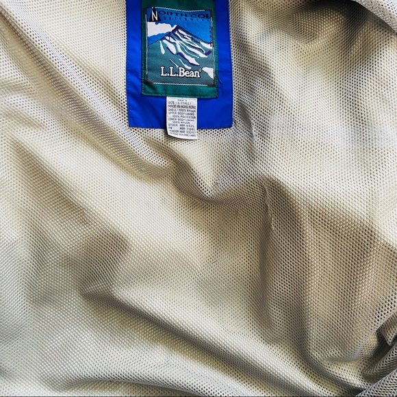 SOLD ✨LL Bean Green Northcol Men’s Rain Jacket Size L - Picture 5 of 10